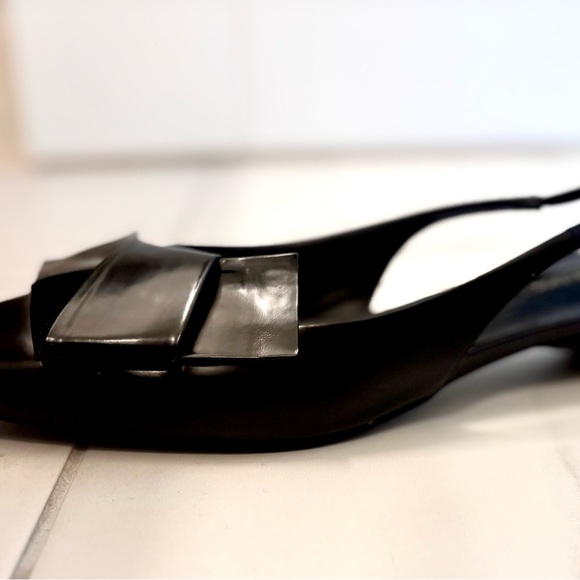 Tony Bianco black slingback heels - Picture 6 of 6